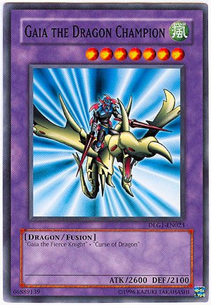 Yu Gi Oh YuGiOh Dark Legends Single Card Gaia the Dragon Champion DLG1-EN023 Common [Toy]